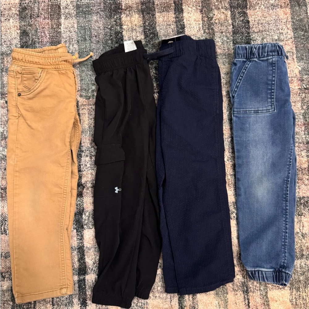 Four pairs of Toddler 4T boys pants
